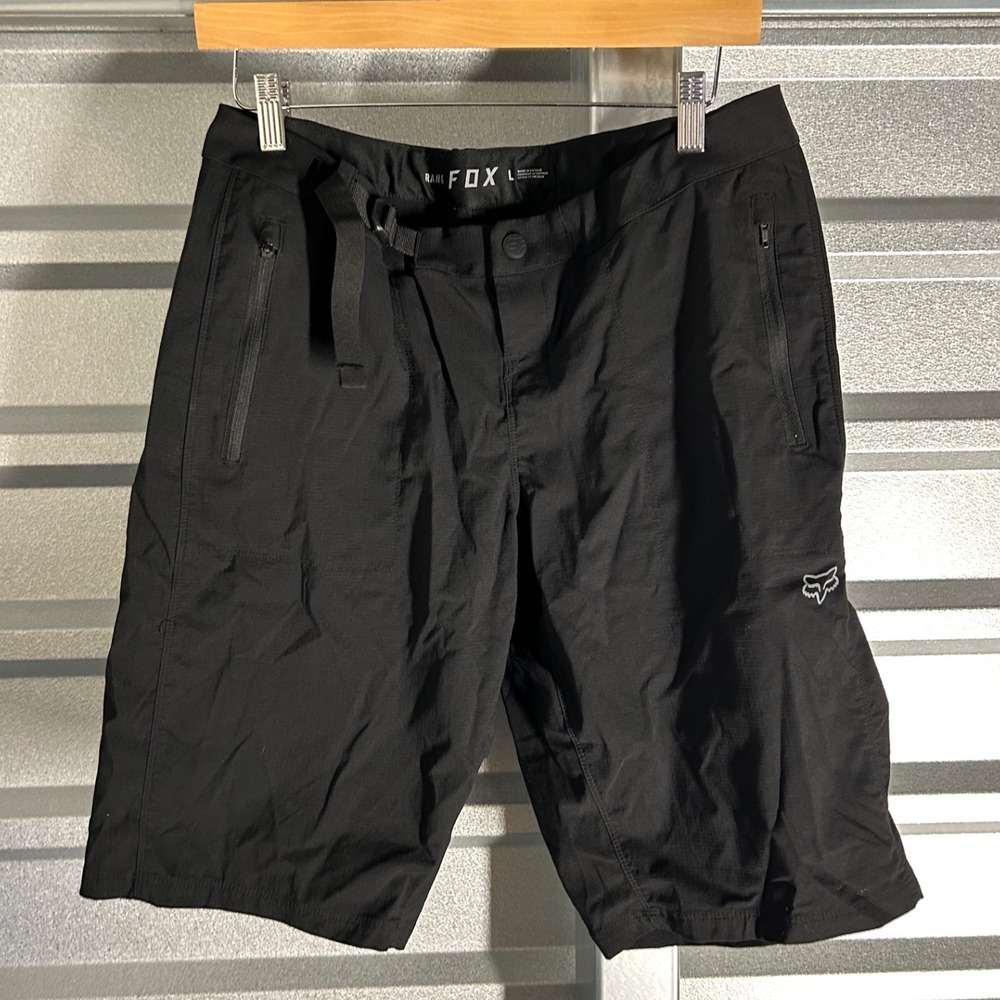 Fox Racing Ranger Shorts Mens L Black Mountain Bike MTB Trail Technical Gorpcore